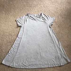 Old Navy gray swing dress